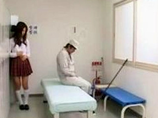 Wet and horny schoolgirls getting fucked by janitors in nippon